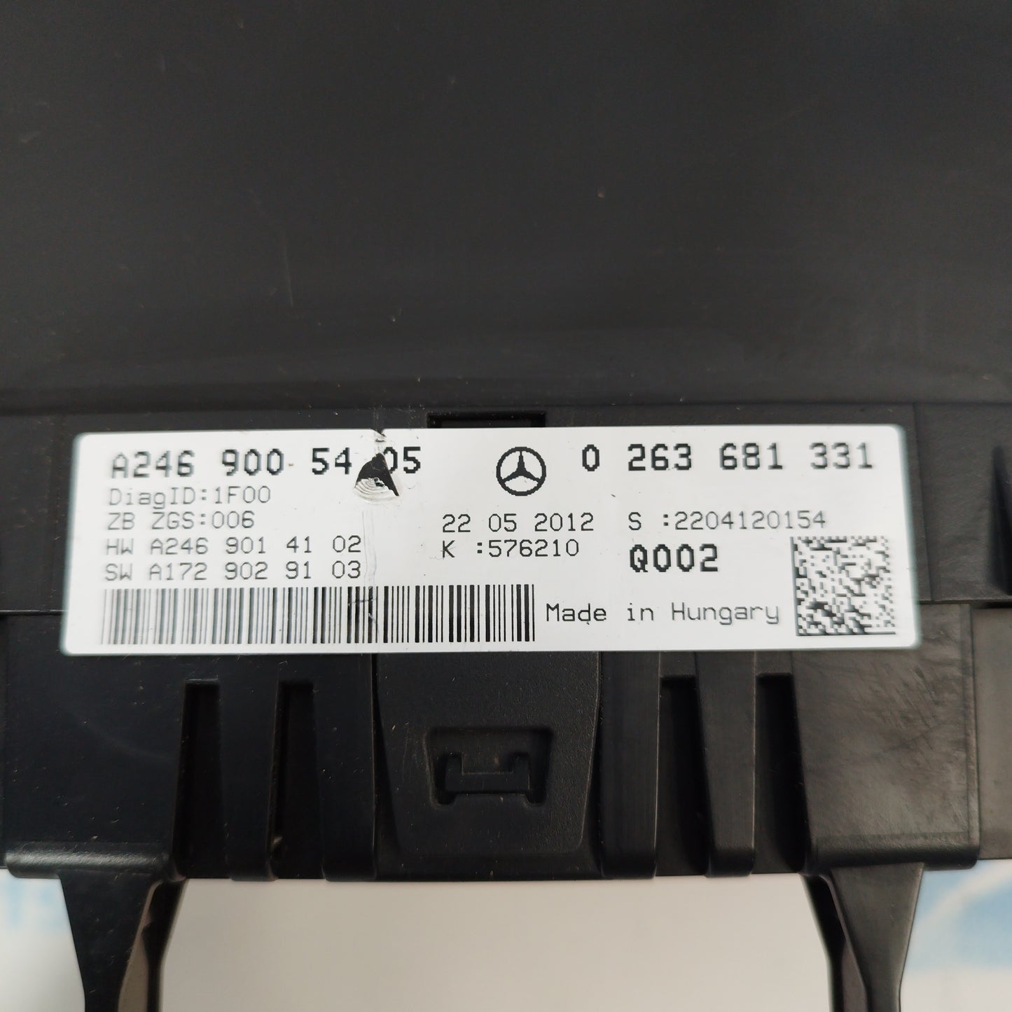 Quadro strumenti Mercedes Classe b w246 1.8cdi 2012 codice a2469005405 ecoAC2687