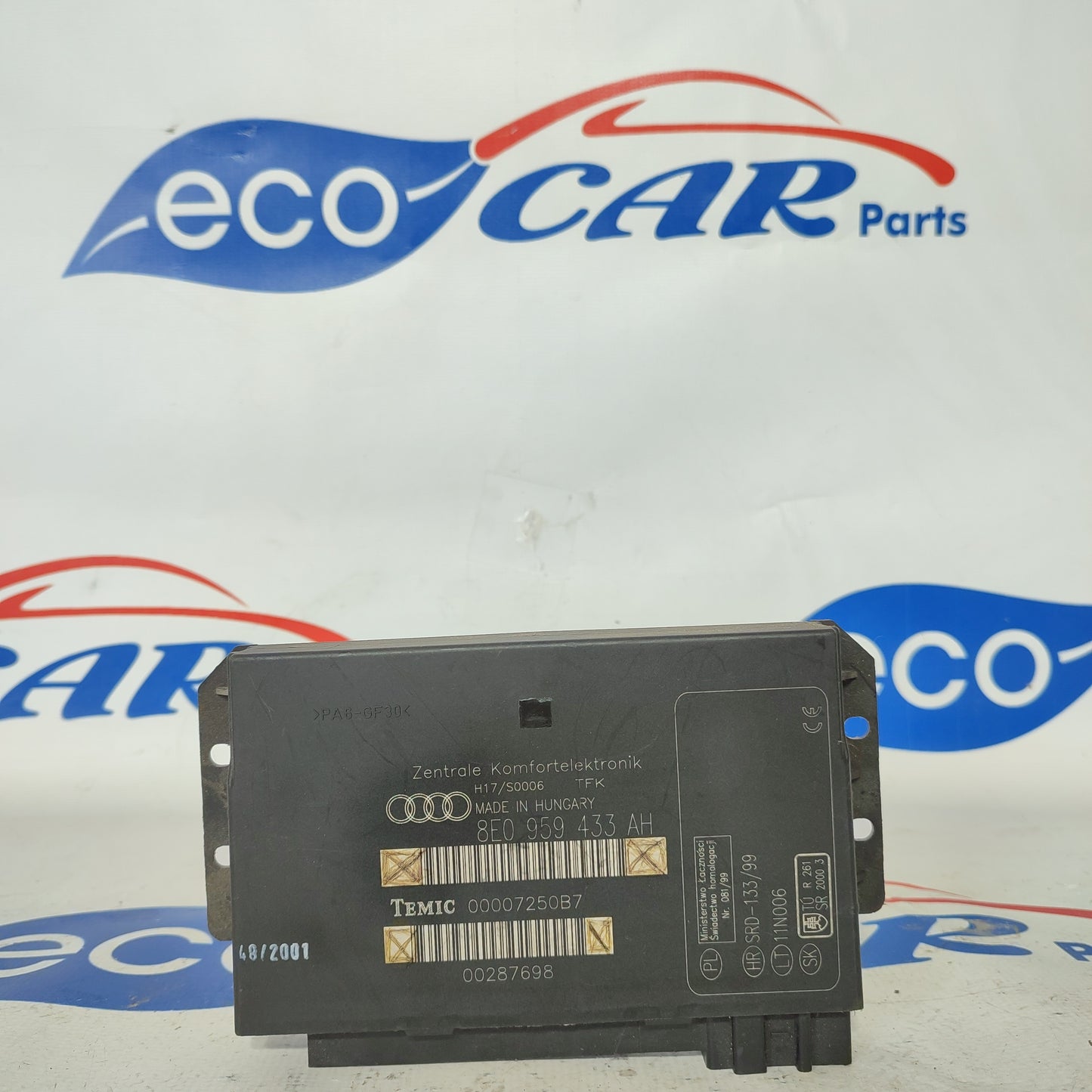 Centralina comfort Audi A4 2004 cod 8e0959433ah ecoAG1178