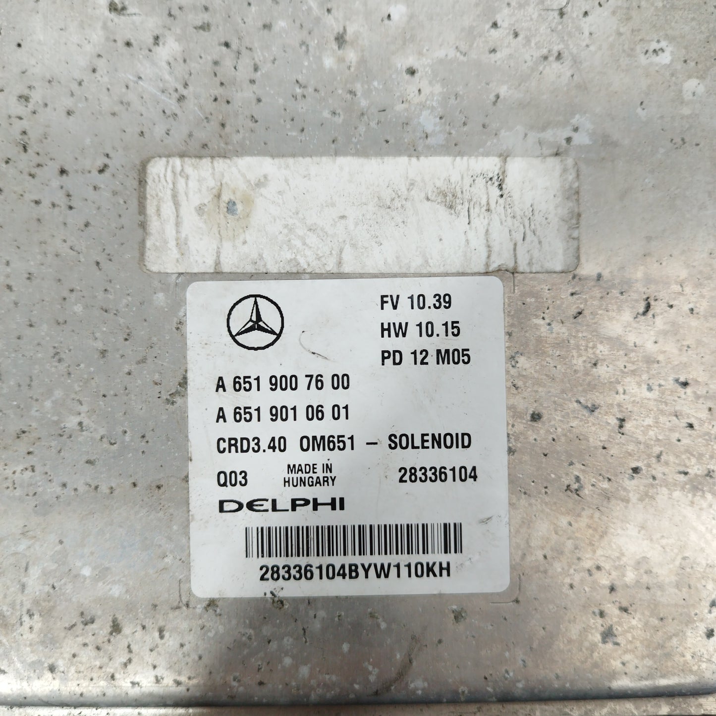 Centralina motore Mercedes Classe B w246 1.8 cdi 2012 codice a6519007600 ecoAC2767