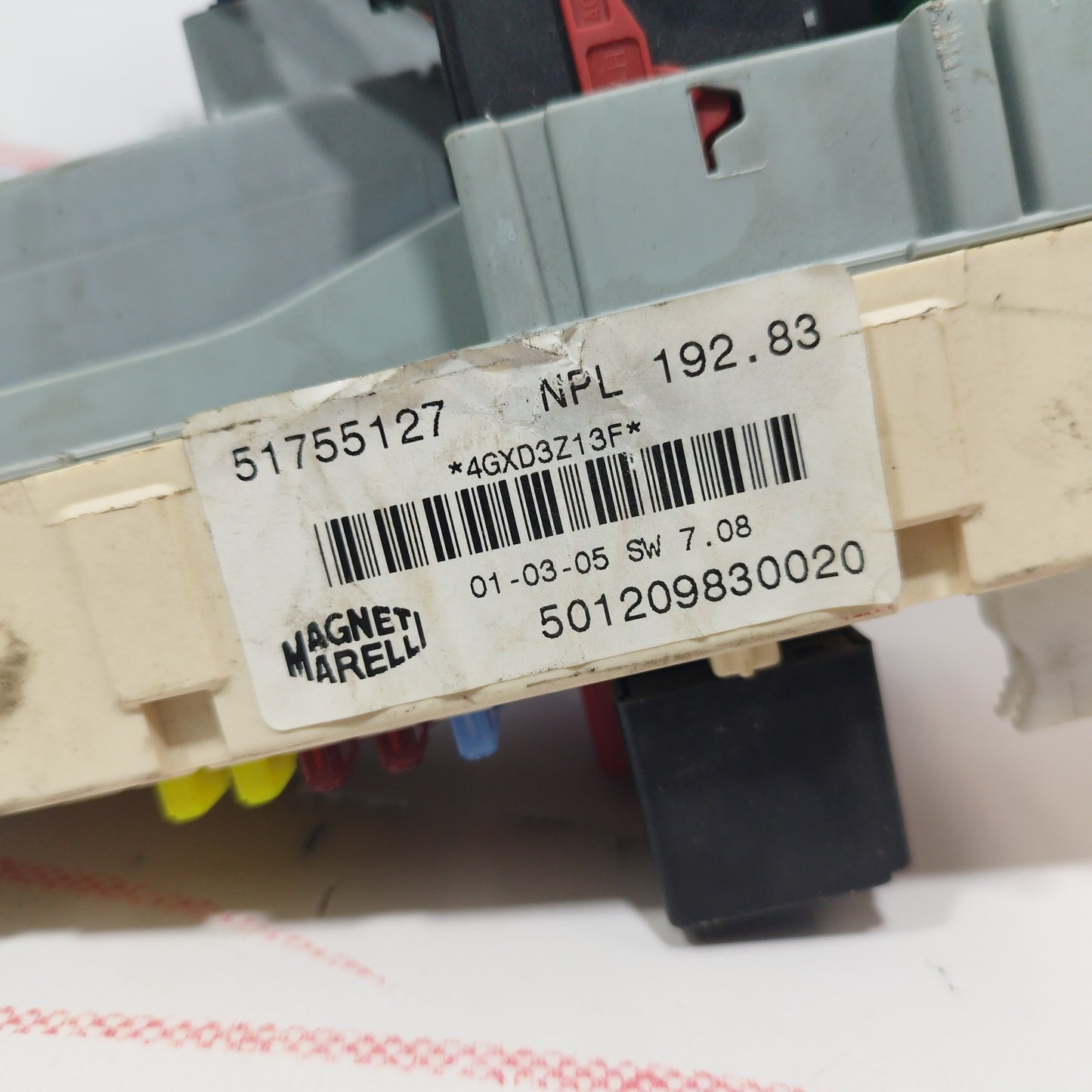 Zündanlage Fiat Stilo 1.6b 16v 2005 Code iaw5nf.t9 ecoAC2782