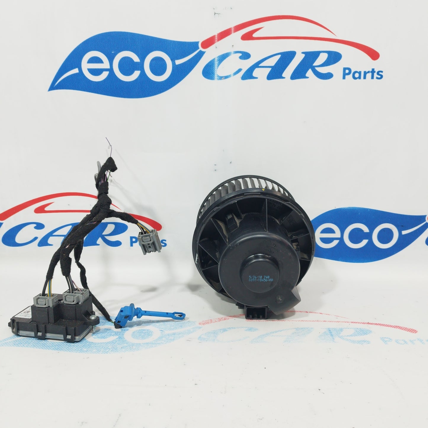 Interior heater fan Ford Mondeo 2010 code 6g9t-18456-aa with 2 pin ecoAC2784 resistor