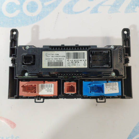 Peugeot 407 2005 digitales Klimaanlagen-Bedienfeld Code 96610448yw ecoAC2811