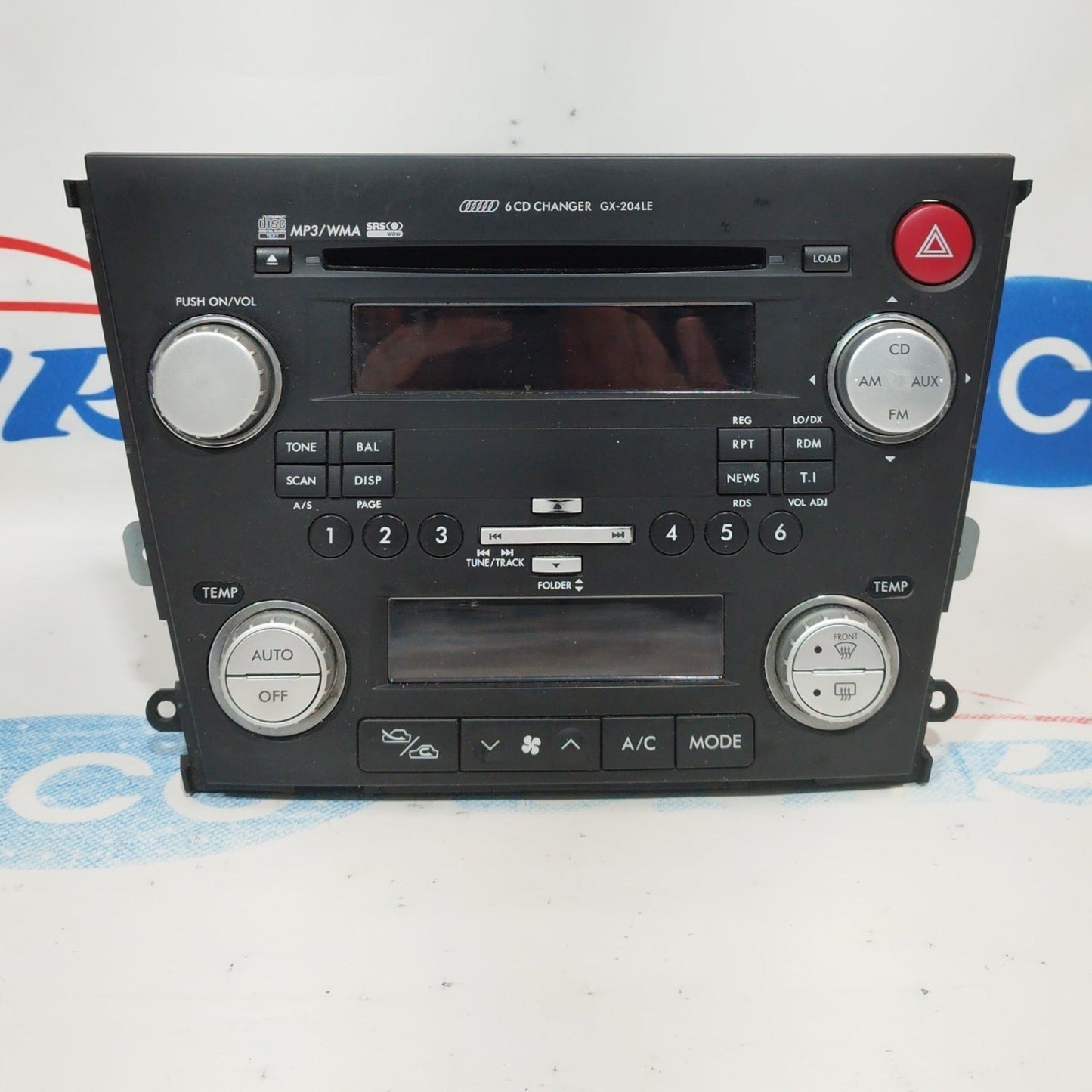 Autoradio mp3 Subaru Outback 2008 codice 86201ag460/y37-1322-72  ecoAC2818