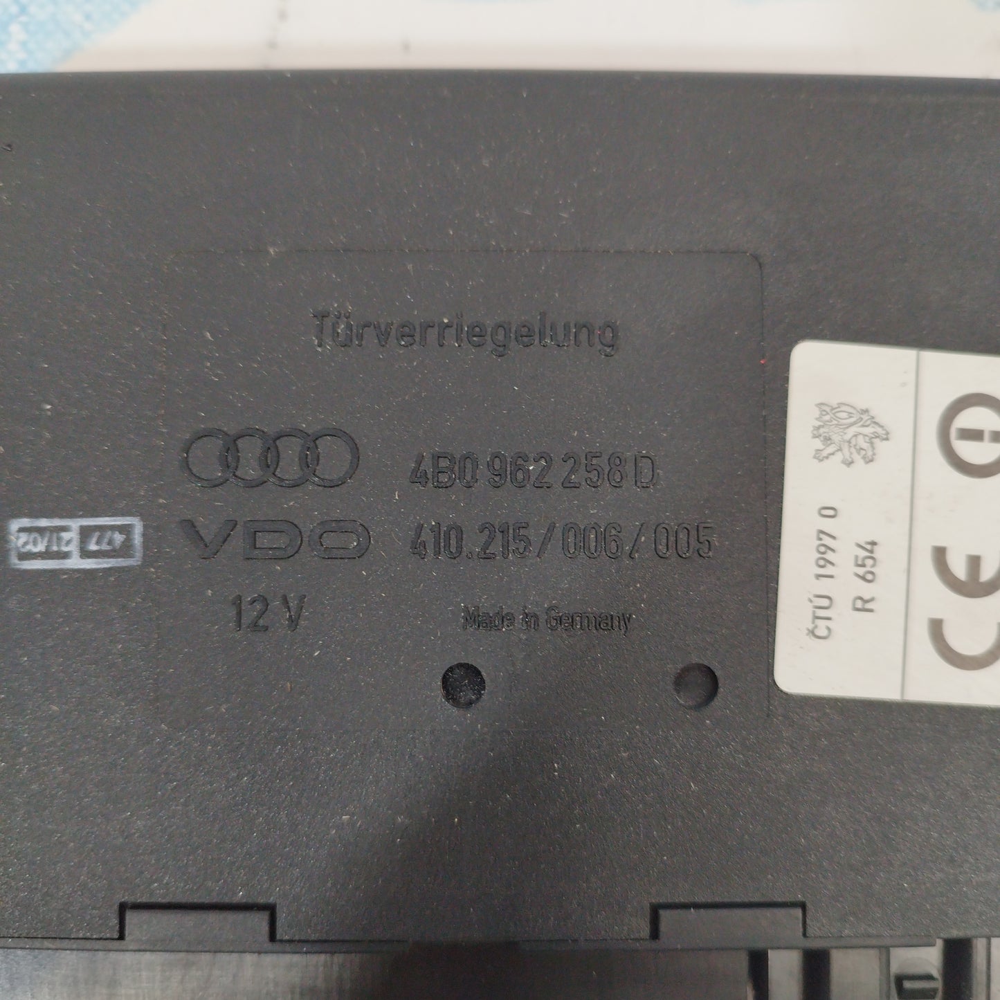 Centralina comfort Audi A6 2002 codice 4b0962258D ecoAC2822