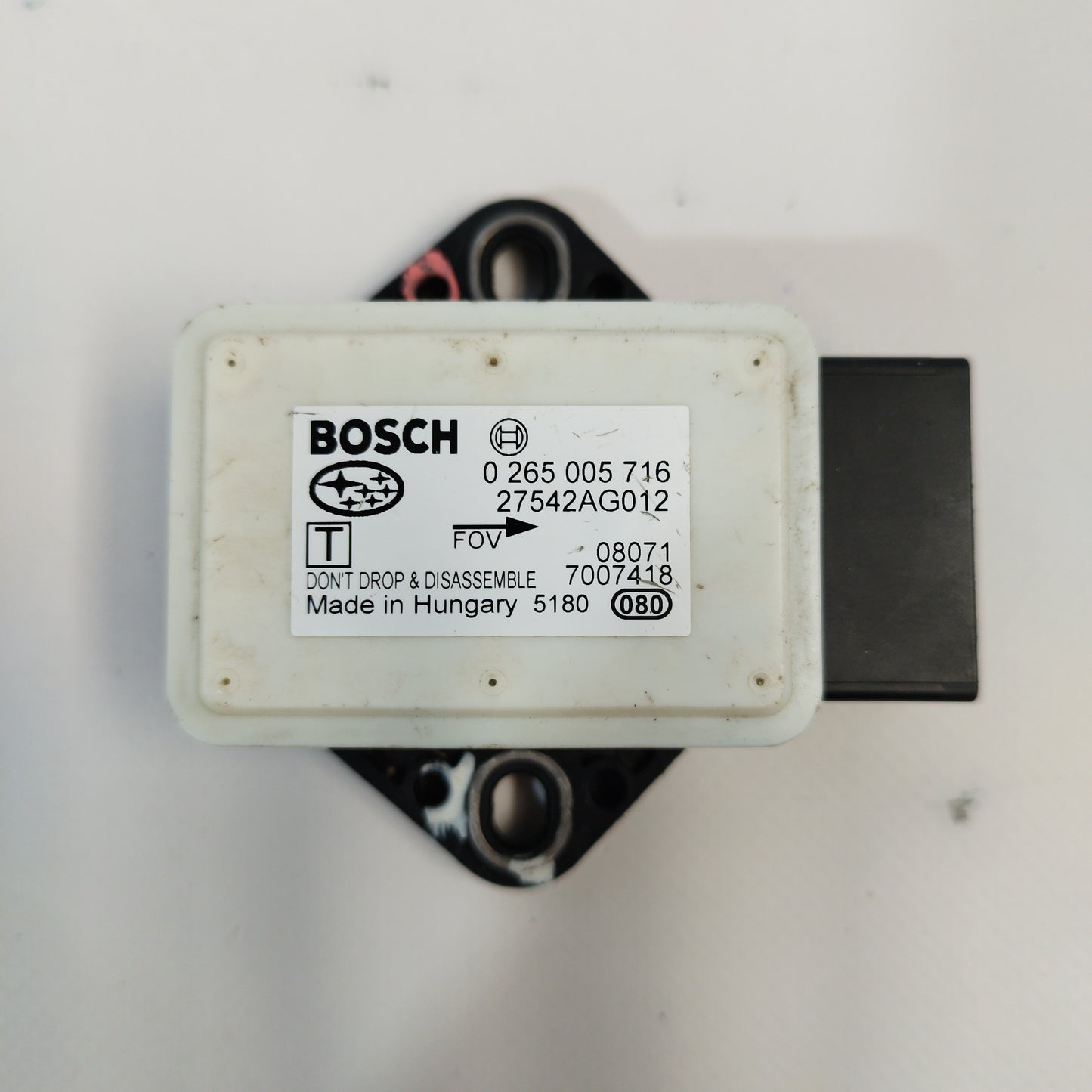 Sensore imbardata Subaru Outback 2008 codice bosch 0265005716 ecoAC2851