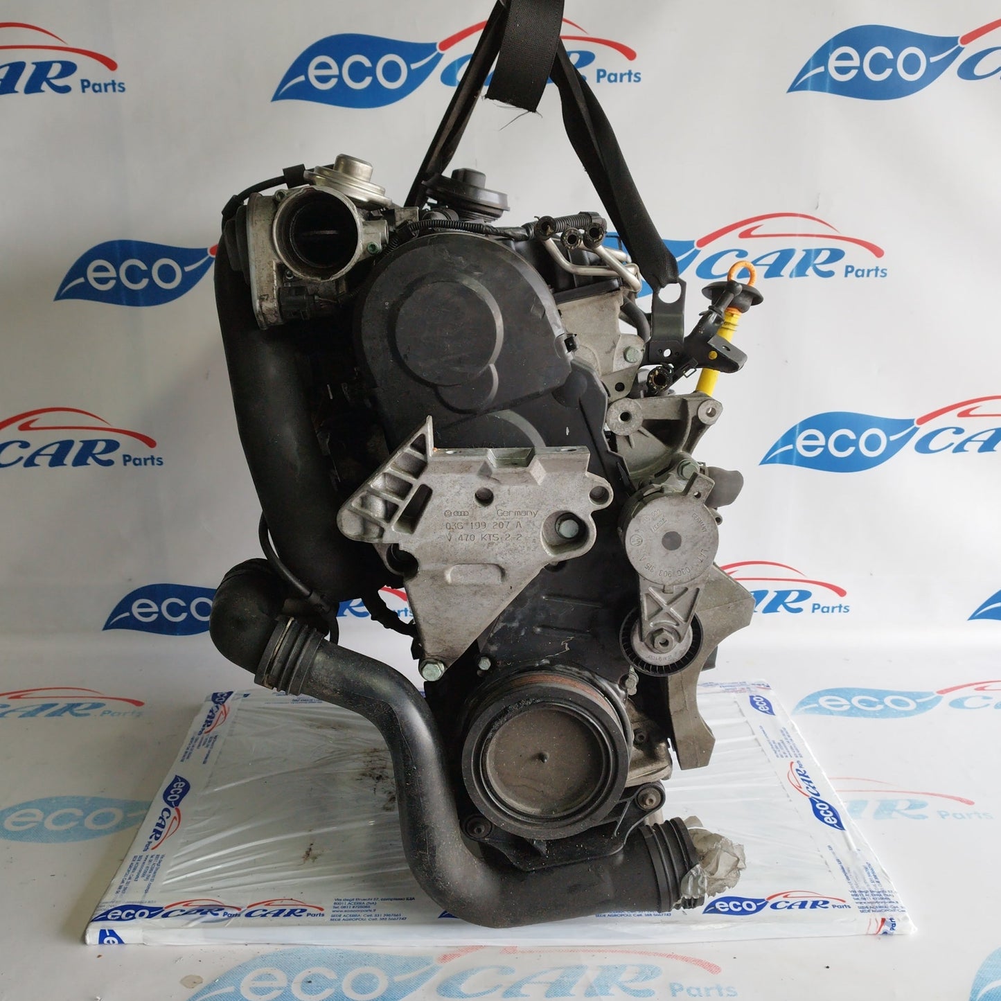 Engine Audi A3 Volkswagen Golf 5 1.9 tdi 105hp 2006 code BKC ecoAC2883