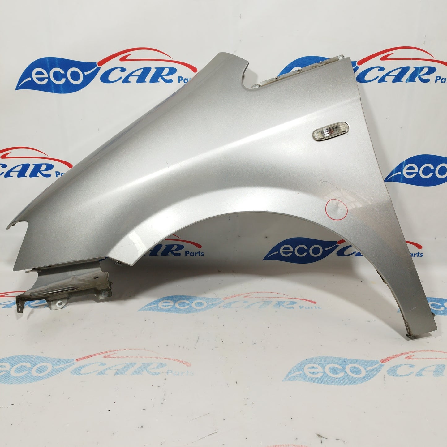 Silver gray left mudguard Fiat Idea 2006 ecoAC2884