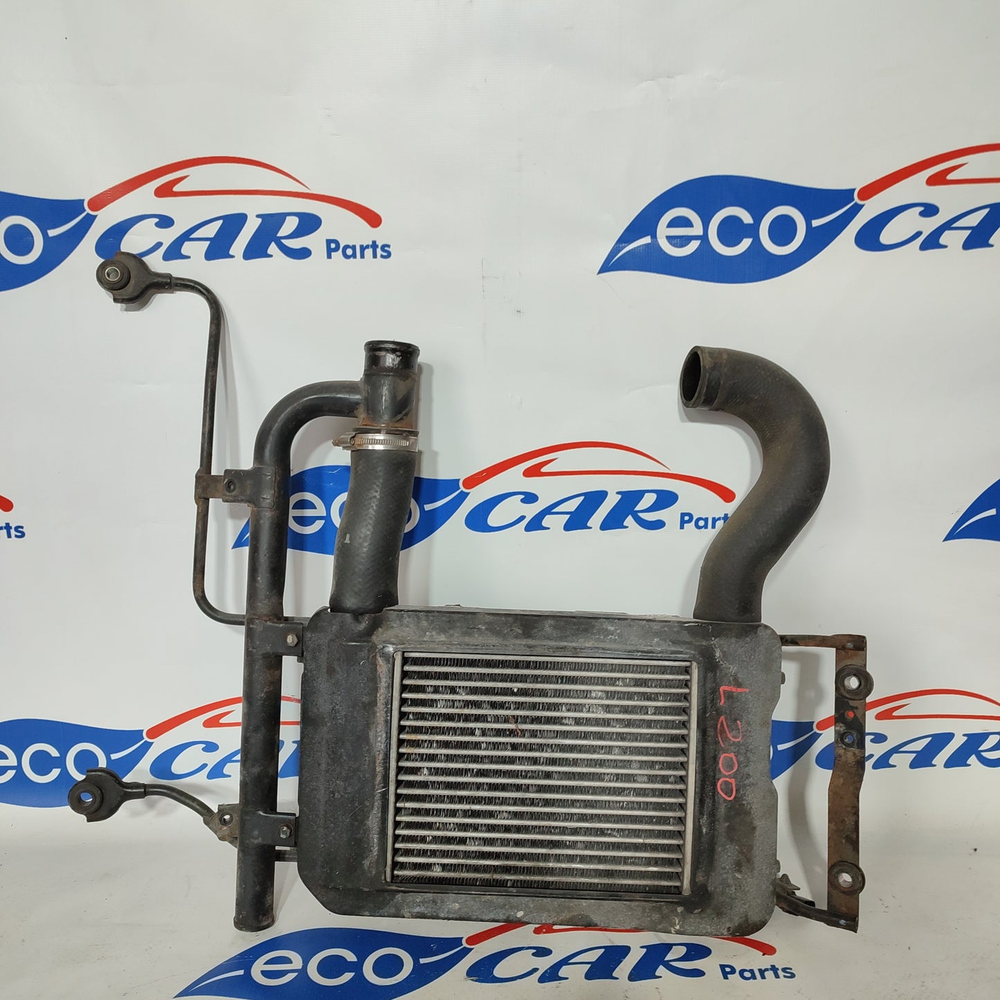 Ladeluftkühler und Lüfter für Mitsubishi L200 2.5 TD, Baujahr 2001, Teilenummer 1530A018, ecoAG1242