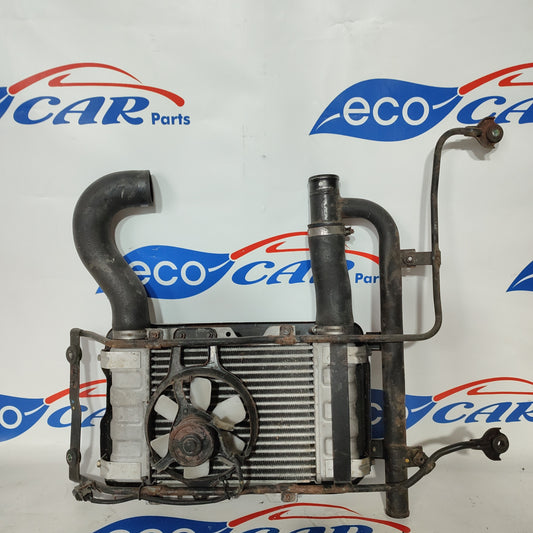 Radiatore intercooler e ventola Mitsubishi L200 2.5 td 2001 cod 1530a018 ecoAG1242