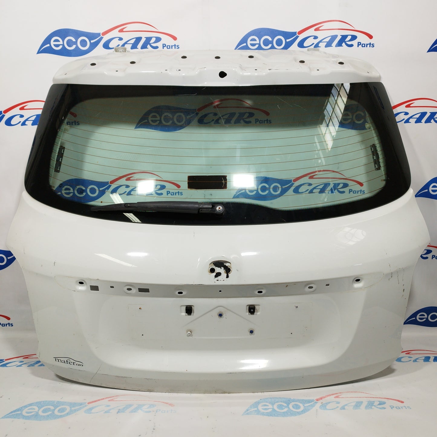 Weiße Heckklappe Fiat 500x 2016 ecoAC2943