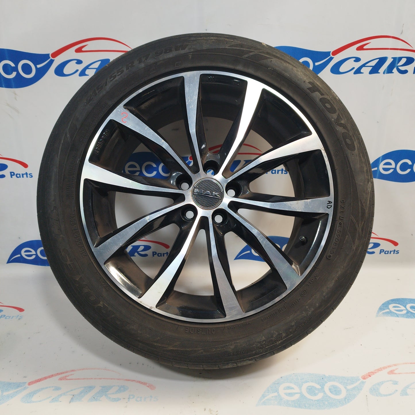 17 inch alloy wheels Subaru Outback 2008 Mak code Kba49847 ecoAC2975